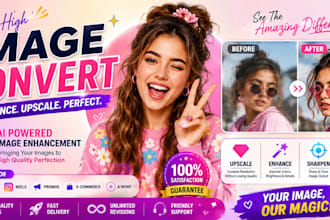 upscale ai images and pdf file, enhance, increase resolution