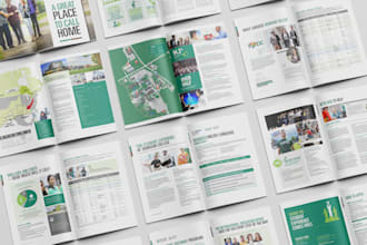 design a premium magazine or editorial publication