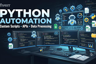create custom python automation scripts for your business