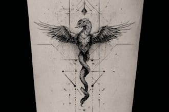 design professional creative tattoo design