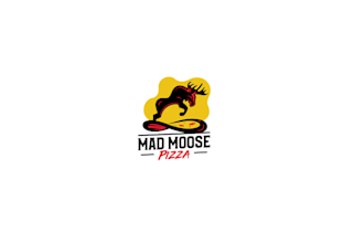 design mad moose pizza logo