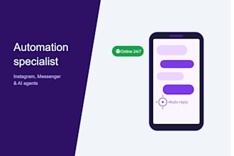create instagram and messenger automation bots for your business