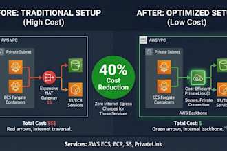 reduce your AWS cost and set up secure infrastructure with terraform