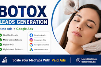 generate botox leads with meta and google ads for med spas