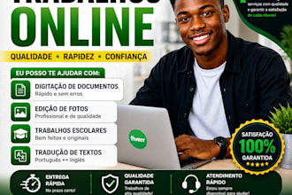 digitar e formatar documentos com rapidez e precisao