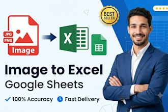 convert image to excel or google sheets accurately
