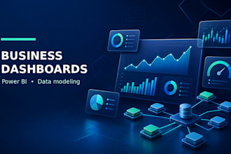 create an interactive power bi dashboard and report