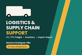 be your virtual assistant for logistics and supply chain