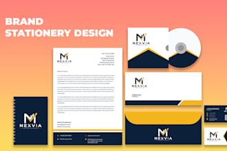 design professional and custom brand stationery