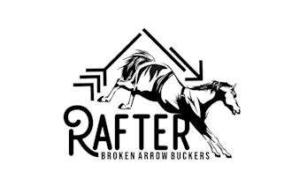 design powerful vibrant bucking horse logo