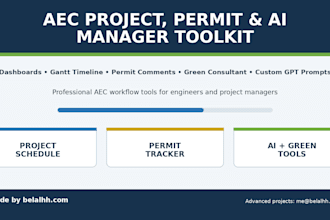 create project dashboard permit tracker and ai workflow