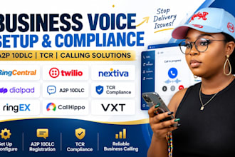 ringcentral twilio nextiva dialpad a2p 10dlc tcr compliance ringex callhippo vxt
