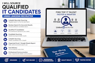 source qualified IT candidates using linkedin recruiter