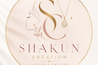 create modern minimalist luxury logo design