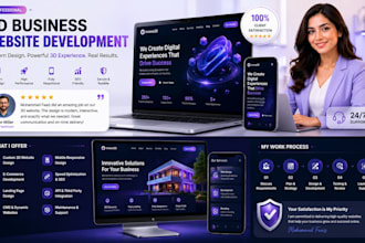build 3d website with 3d animations with claude