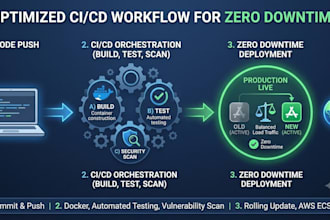build a ci cd pipeline for zero downtime deployment with gitlab or github