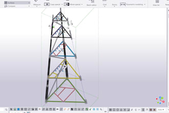 draw 2d structural cad drawings for offshore and construction projects