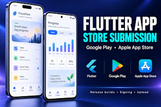 publish upload ios android app to appstore playstore