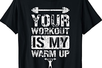 make professional gym and fitness t shirt logo