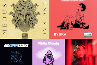 design creative artwork, posters, and visual content for creators and businesses