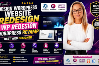 wordpress website redesign, wp redesign, wordpress revamp, best web designer