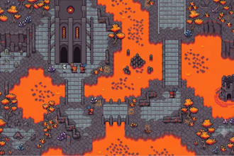 sketch pixel art tileset game graphic retro 2d parallax background design 2d map