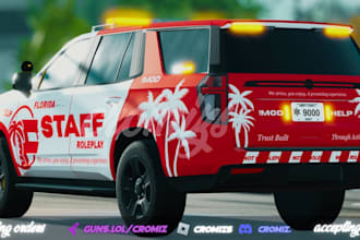 design professional erlc fd, pd, staff liveries