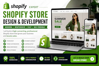 responsive shopify ecommerce website