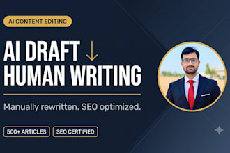 humanize ai content and rewrite it to sound naturally human written