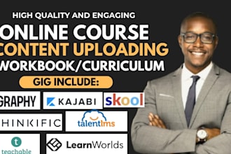 create online course on talentlms, moodle lms, kajabi, gohighlevel, h5p