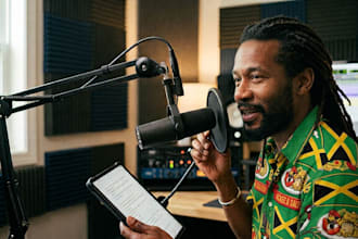 do jamaican voiceovers for your commercials and flyers
