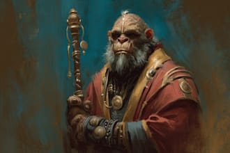 draw concept art, digital painting, character, illustration
