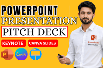 design powerpoint presentation redesign pitch deck improve powerpoint slides