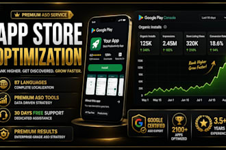do app store optimization aso for google play and app store