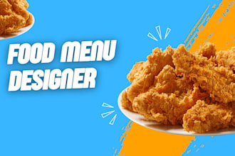 design elegant restaurant menu, food flyer, takeaway and qr menu