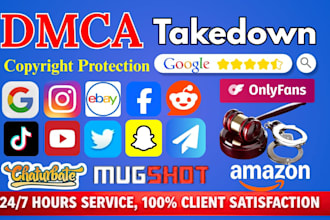 permanently remove mugshots articles defamation harassing copyright leak by dmca
