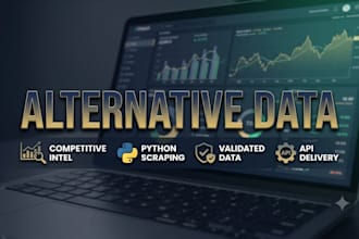 do web scrape alternative data for investors and analysts