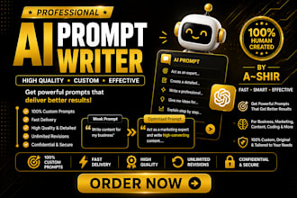 write custom chatgpt ai prompts for business