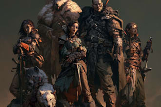 draw your dnd party