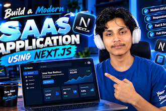 build a modern saas application using nextjs