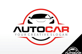 provide professional vintage car logo design for you only 22 hrs