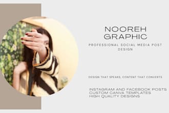 design custom designs and social media posts