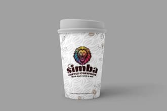 do creative paper cup packaging design 24 hours