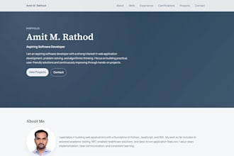 create and deploy your portfolio website on github pages for free