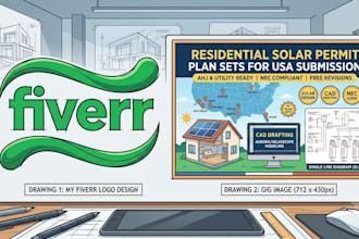 design residential solar permit plan sets for USA submission