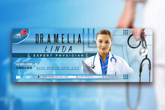 design facebook cover, youtube banner and twitter header