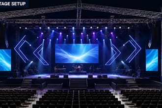 design event floorplan, venue mapping,3d stage setup,seating chart, venue layout
