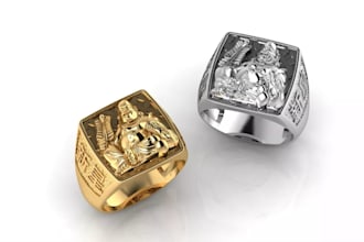 3d cad jewelry design, jewelry rendering, wax casting jewelry cad in stl, 3dm