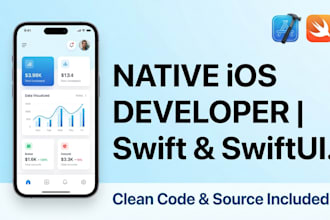 build a professional native ios app in swift and swiftui