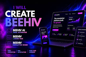 create beehiiv newsletter design beehive landing page beehiv ai email automation